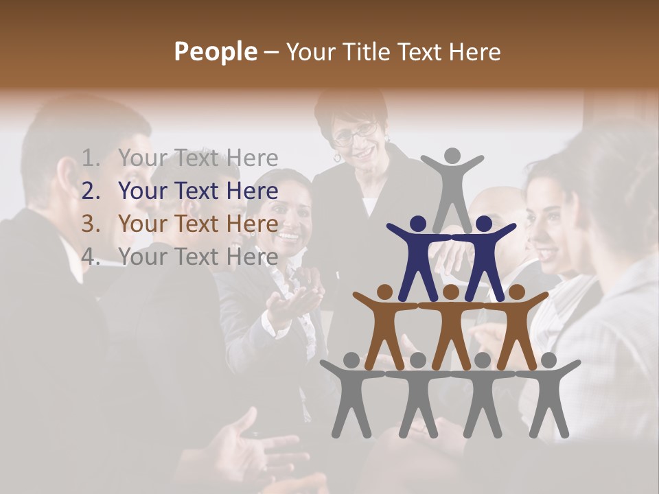 Discussing Audience Diverse PowerPoint Template