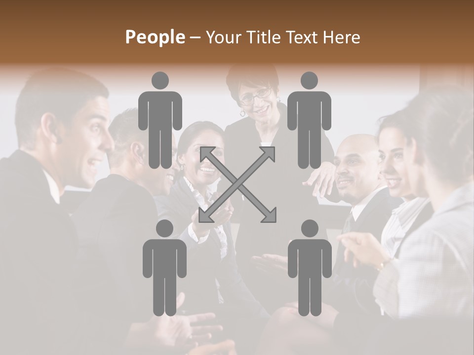Discussing Audience Diverse PowerPoint Template