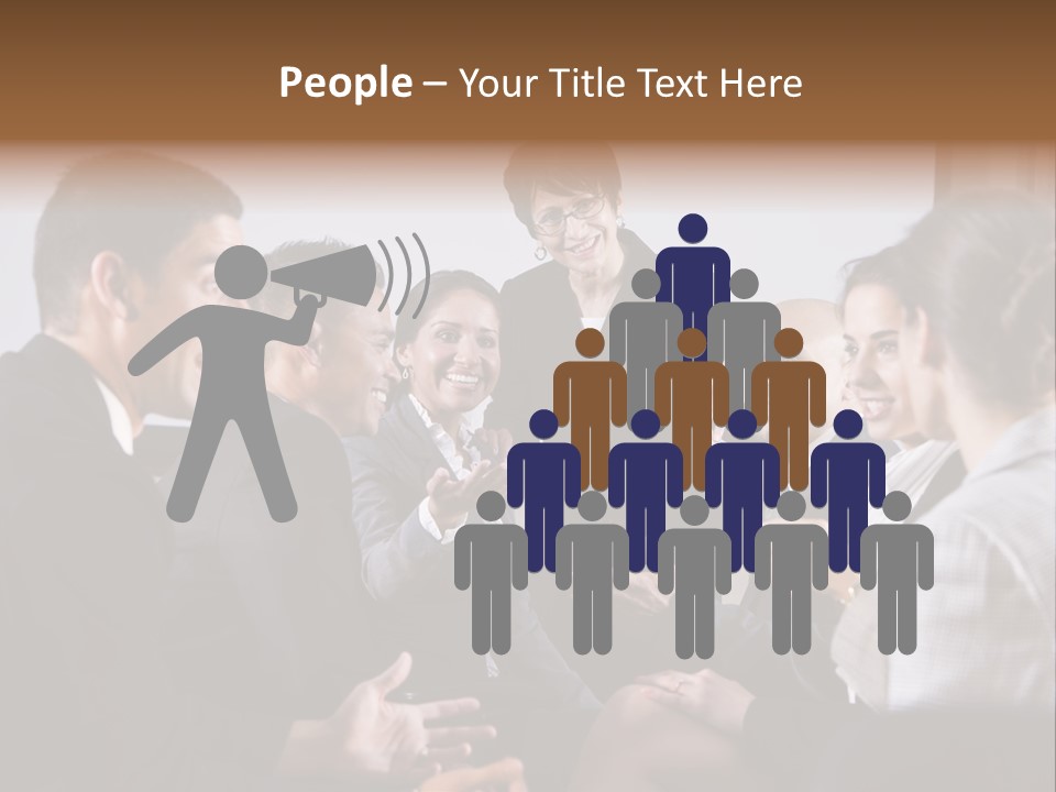 Discussing Audience Diverse PowerPoint Template