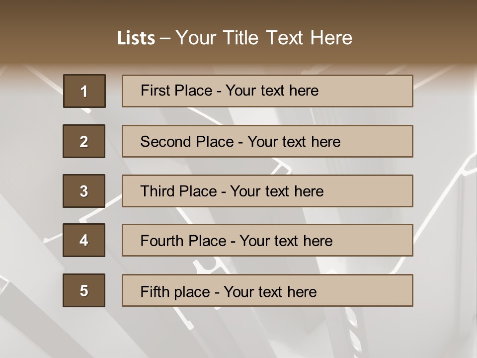 Detail Component Depository PowerPoint Template