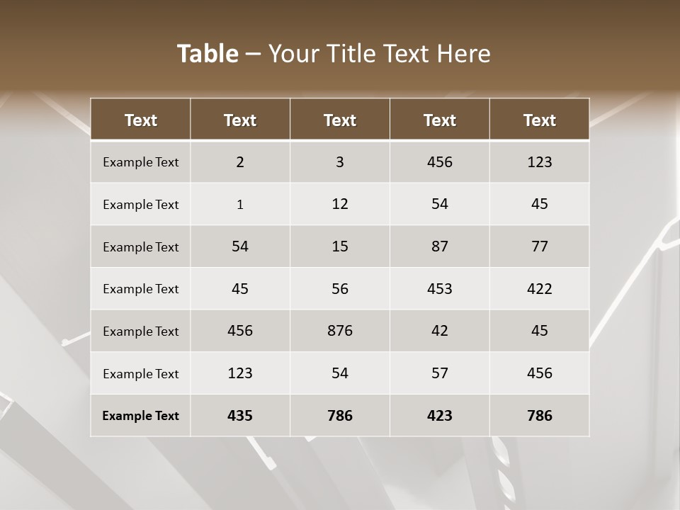 Detail Component Depository PowerPoint Template