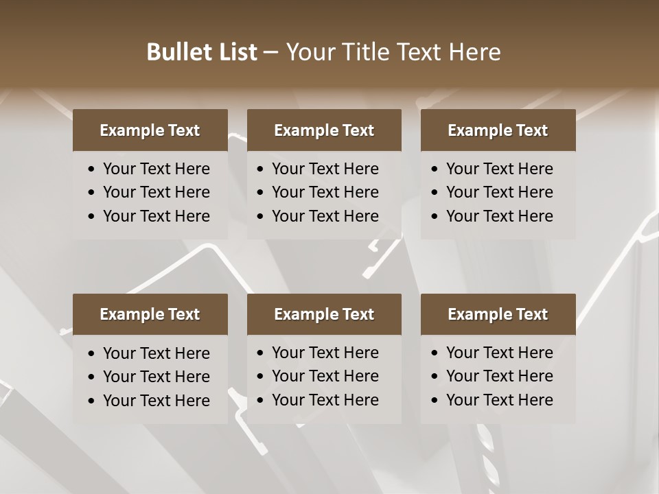 Detail Component Depository PowerPoint Template