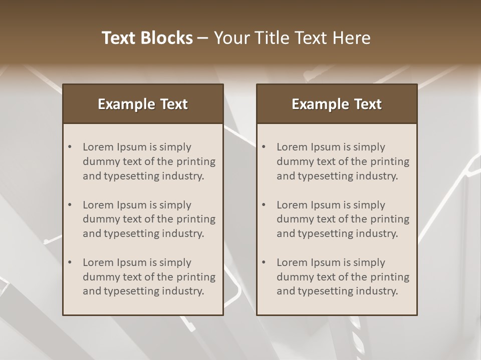 Detail Component Depository PowerPoint Template