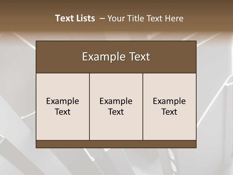 Detail Component Depository PowerPoint Template