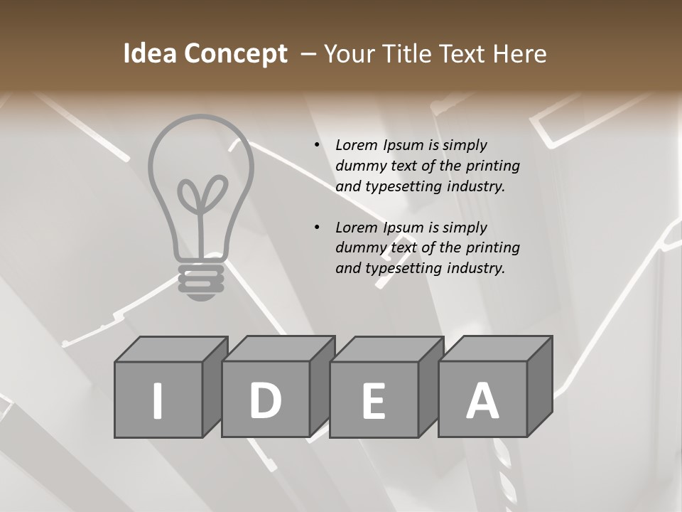 Detail Component Depository PowerPoint Template