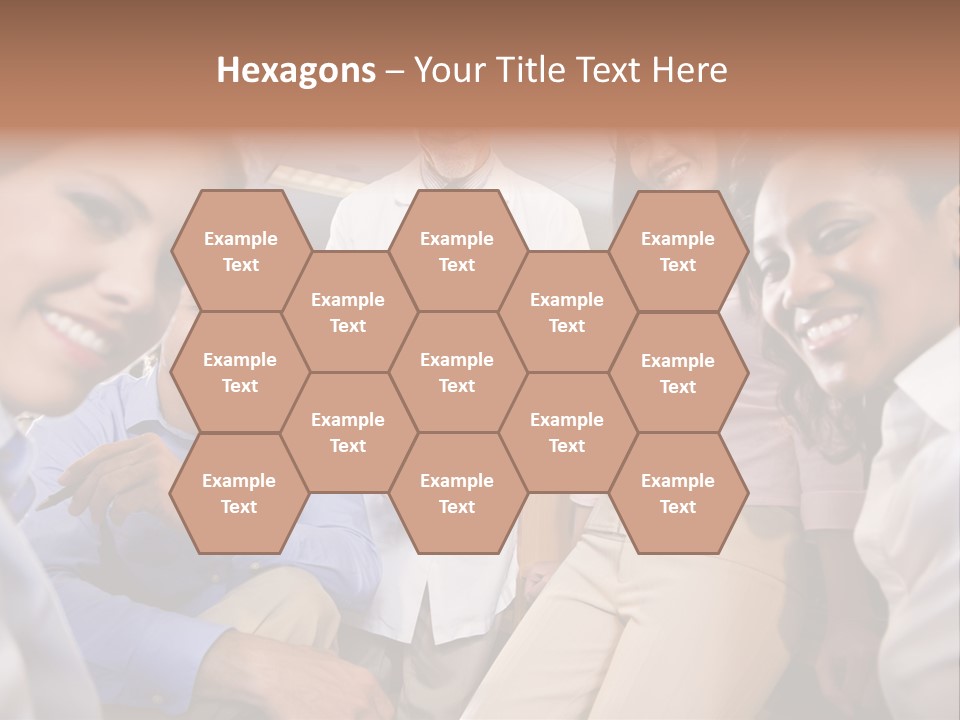 Sitting Mature Circle PowerPoint Template