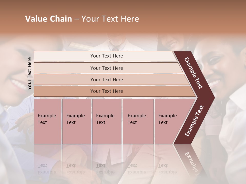 Sitting Mature Circle PowerPoint Template
