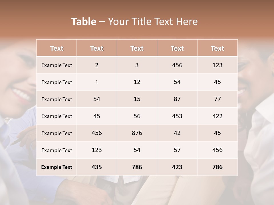 Sitting Mature Circle PowerPoint Template