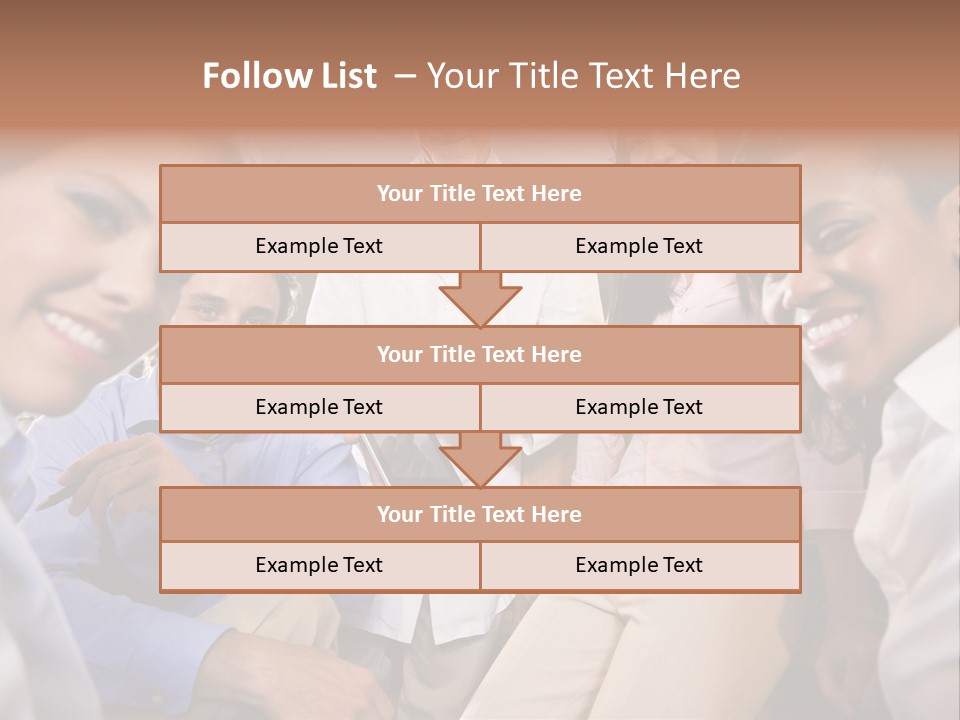 Sitting Mature Circle PowerPoint Template