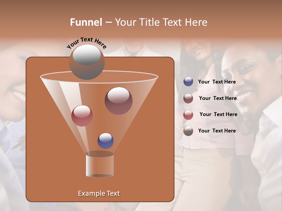 Sitting Mature Circle PowerPoint Template