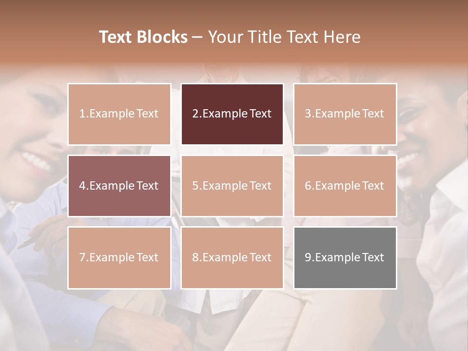 Sitting Mature Circle PowerPoint Template