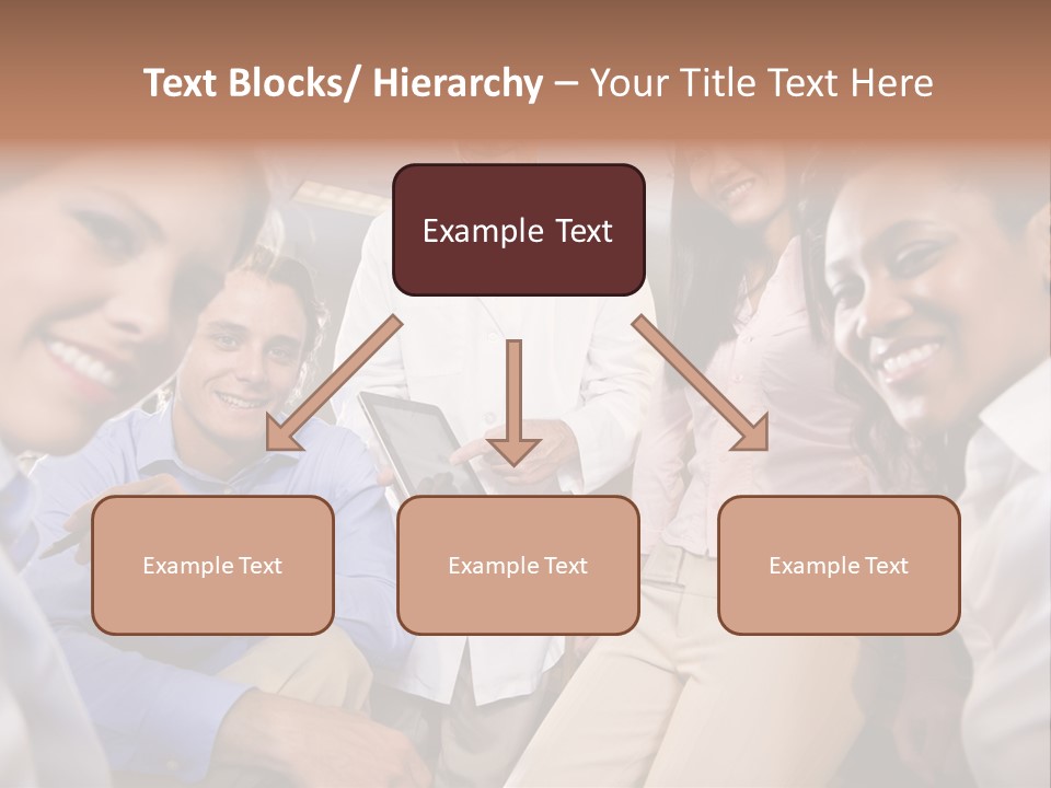 Sitting Mature Circle PowerPoint Template