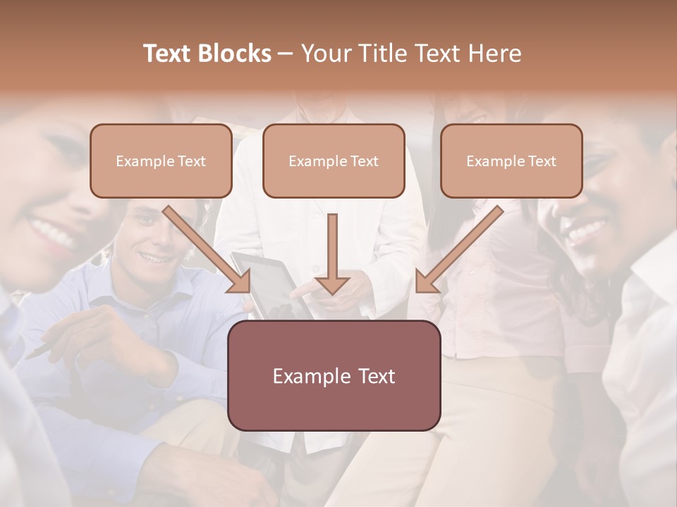 Sitting Mature Circle PowerPoint Template