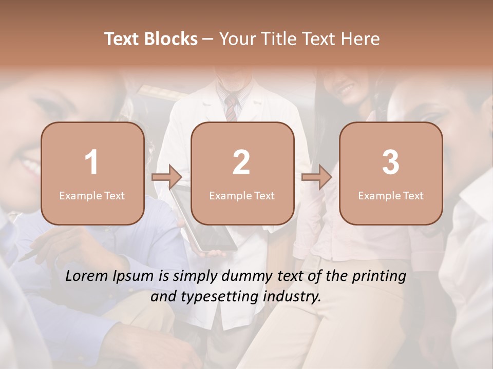 Sitting Mature Circle PowerPoint Template