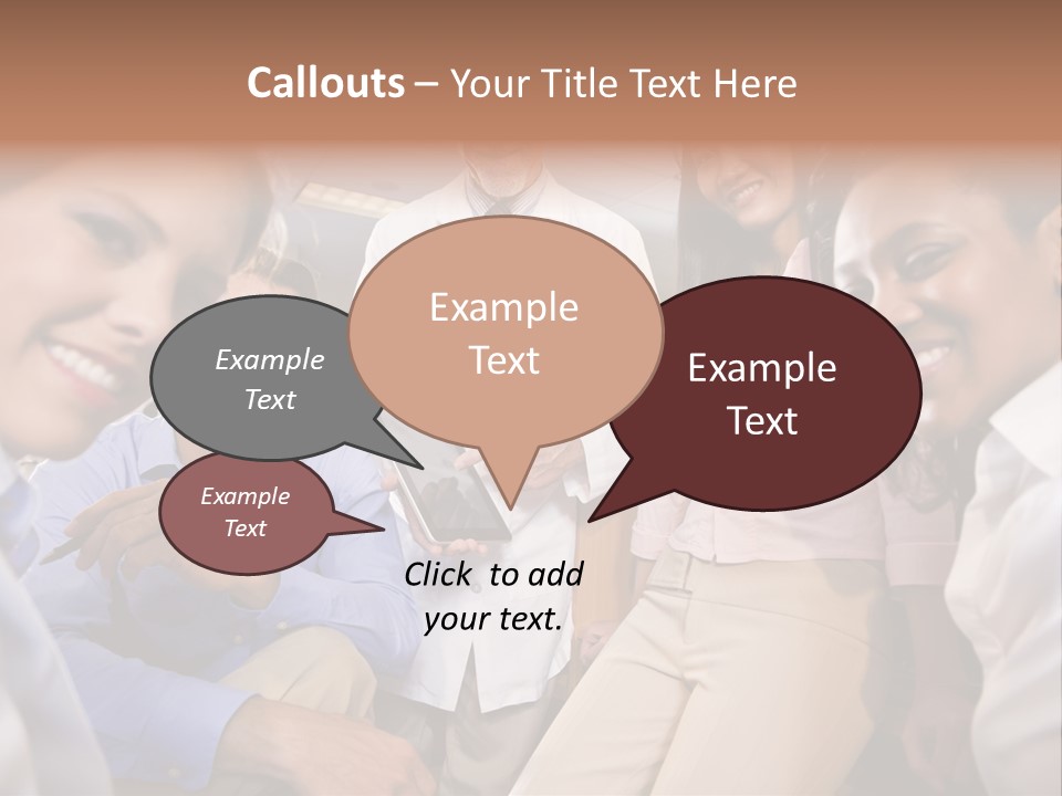 Sitting Mature Circle PowerPoint Template