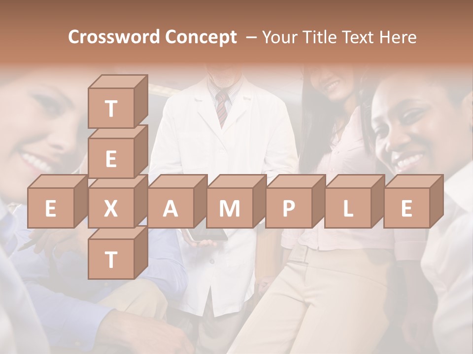 Sitting Mature Circle PowerPoint Template