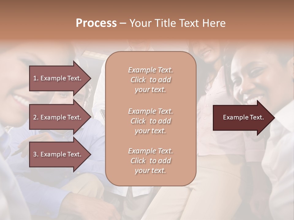 Sitting Mature Circle PowerPoint Template