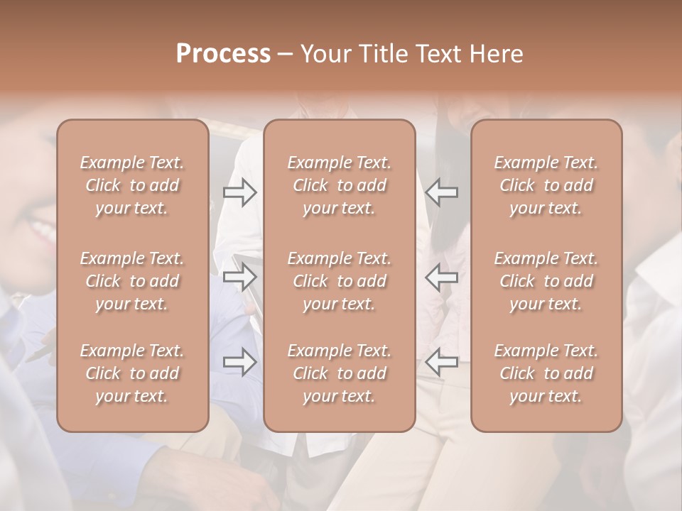 Sitting Mature Circle PowerPoint Template
