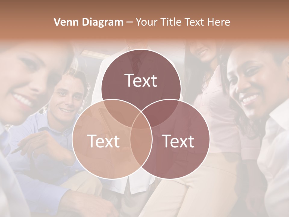 Sitting Mature Circle PowerPoint Template