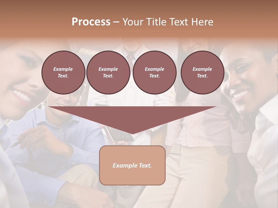 Sitting Mature Circle PowerPoint Template
