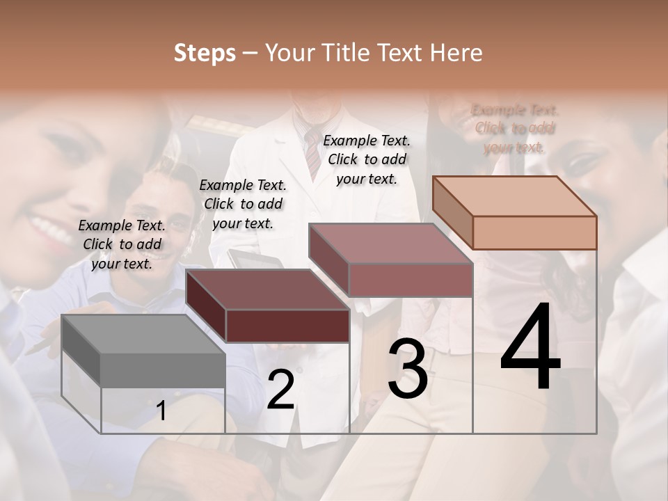 Sitting Mature Circle PowerPoint Template