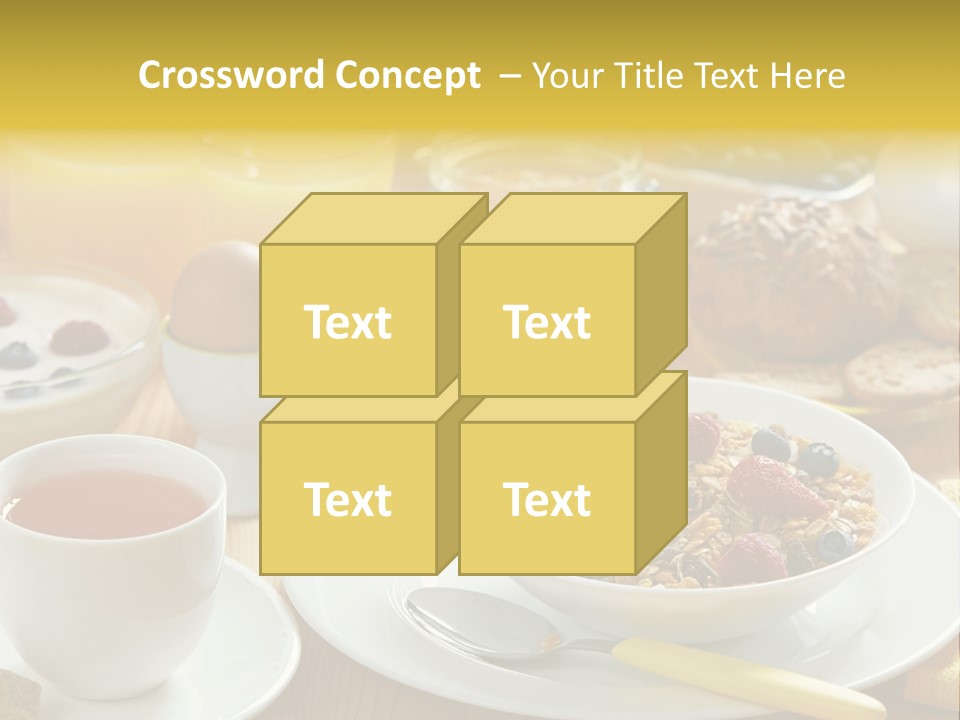 Strawberry Tasty Meal PowerPoint Template