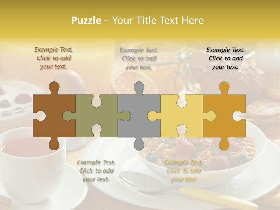 Strawberry Tasty Meal PowerPoint Template