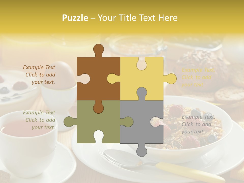 Strawberry Tasty Meal PowerPoint Template