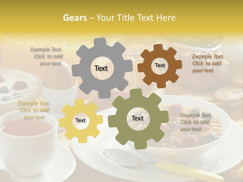 Strawberry Tasty Meal PowerPoint Template