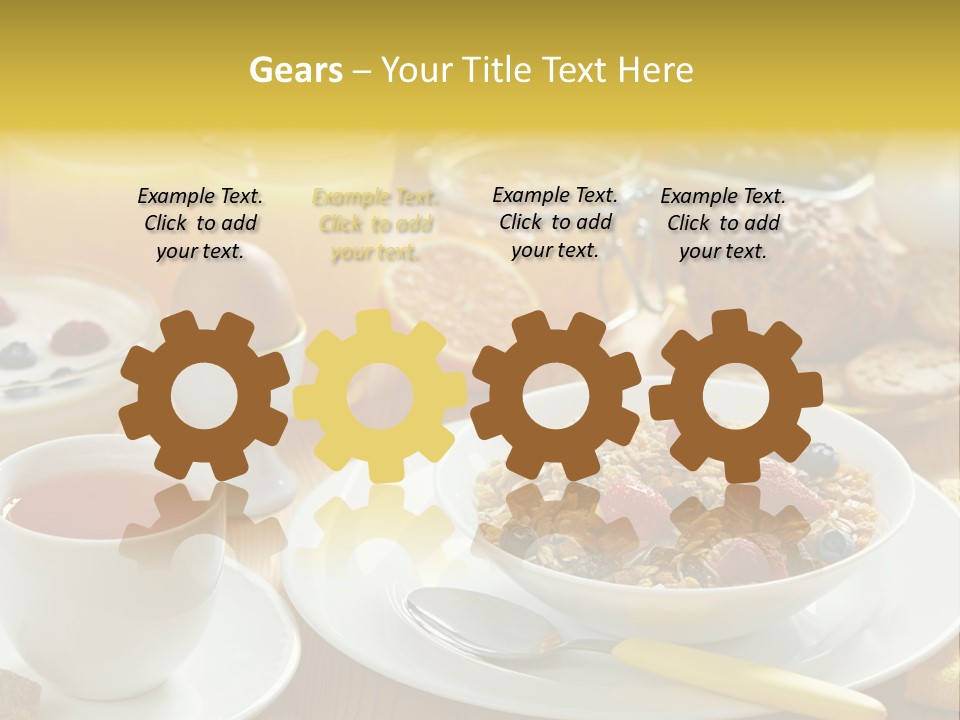 Strawberry Tasty Meal PowerPoint Template