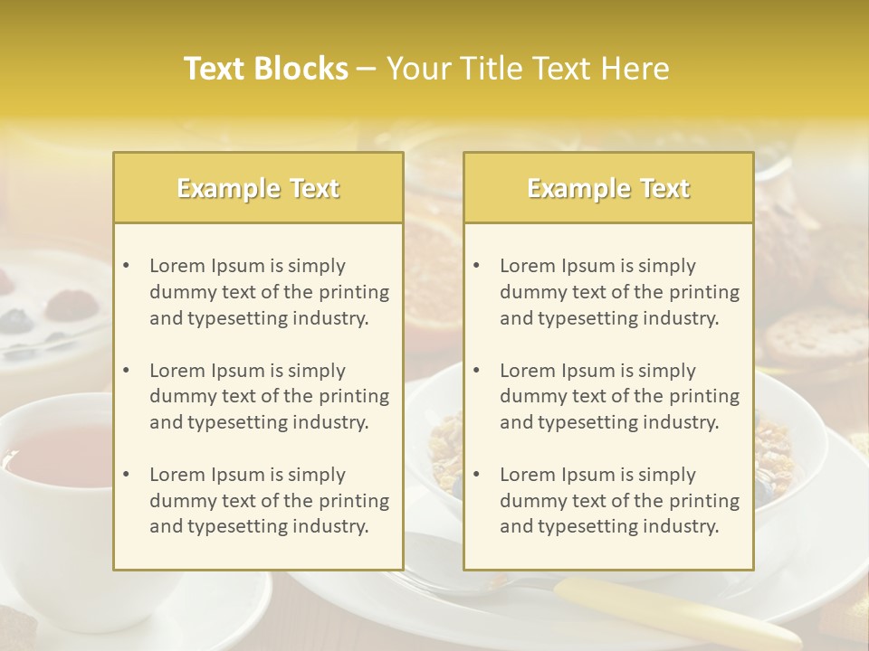 Strawberry Tasty Meal PowerPoint Template