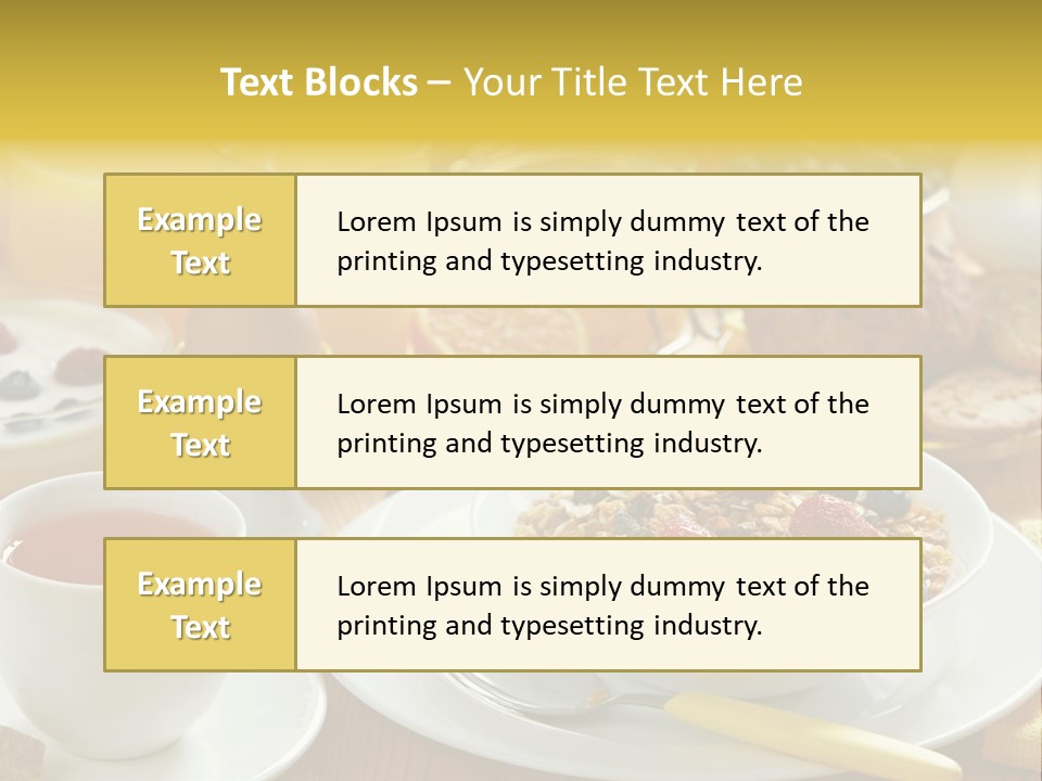 Strawberry Tasty Meal PowerPoint Template