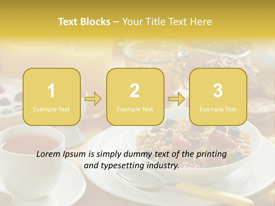 Strawberry Tasty Meal PowerPoint Template