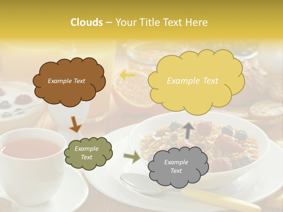 Strawberry Tasty Meal PowerPoint Template