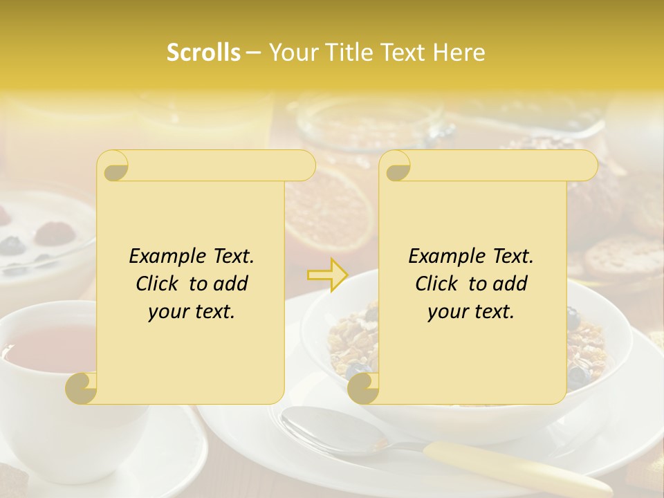 Strawberry Tasty Meal PowerPoint Template