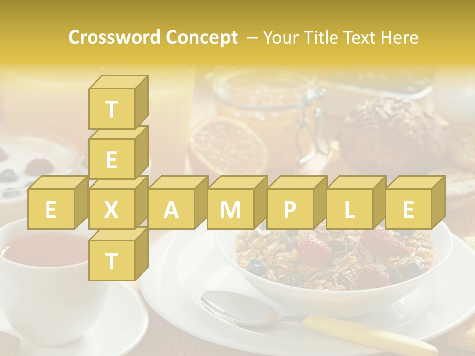 Strawberry Tasty Meal PowerPoint Template