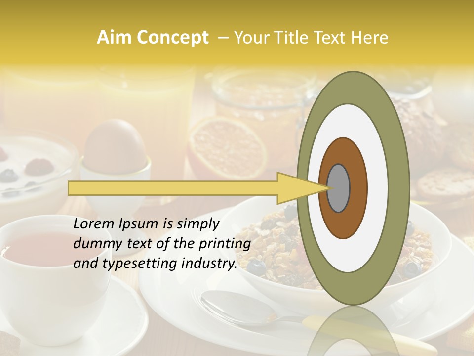 Strawberry Tasty Meal PowerPoint Template