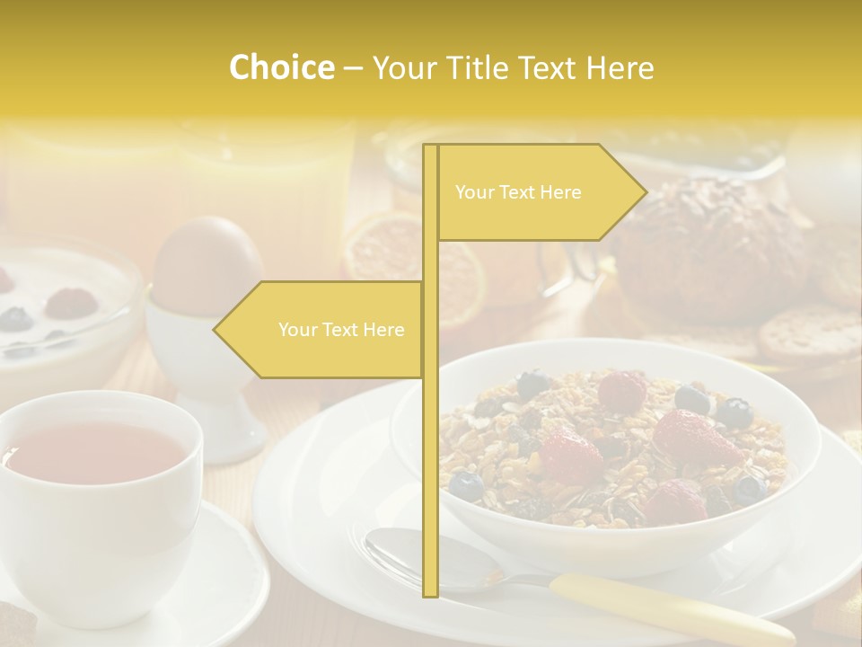 Strawberry Tasty Meal PowerPoint Template