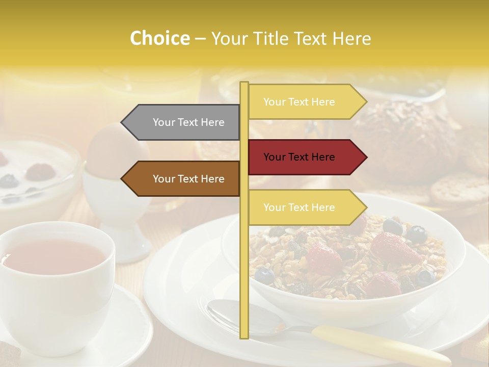 Strawberry Tasty Meal PowerPoint Template