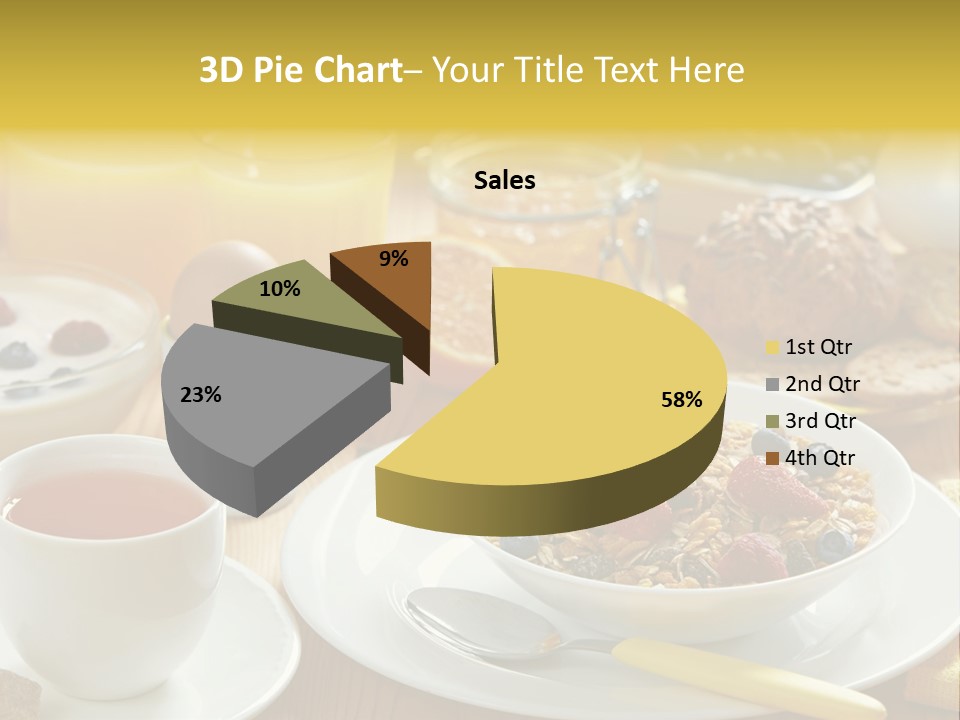 Strawberry Tasty Meal PowerPoint Template