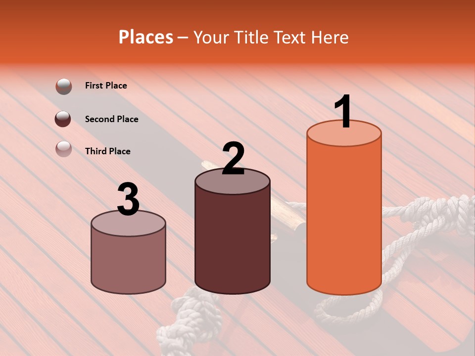 Boat Metal Mahogany PowerPoint Template