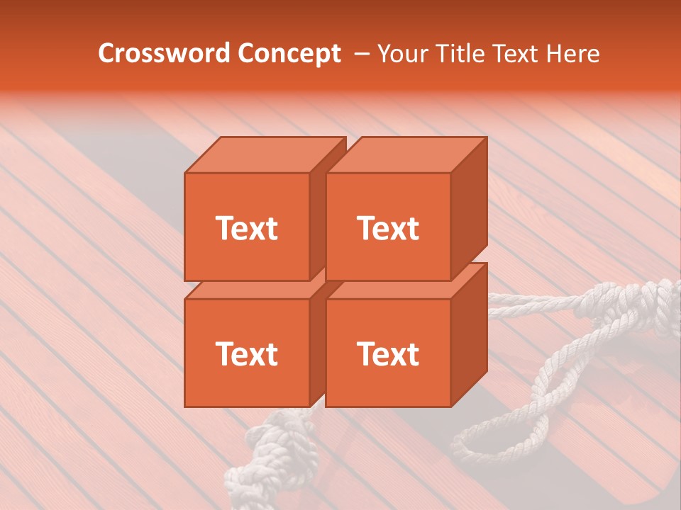 Boat Metal Mahogany PowerPoint Template