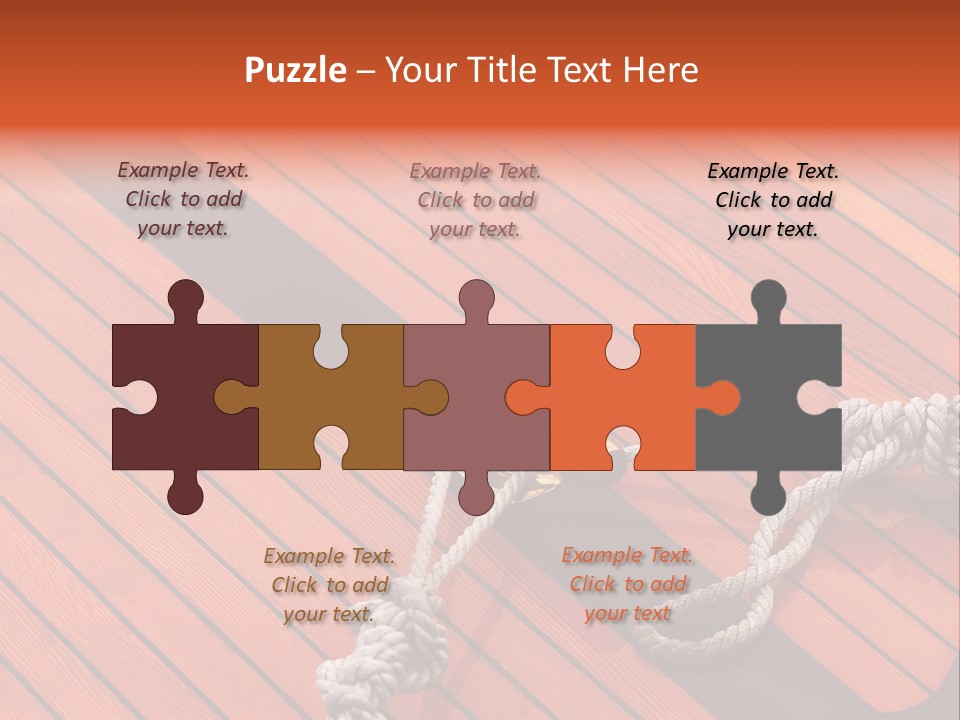 Boat Metal Mahogany PowerPoint Template