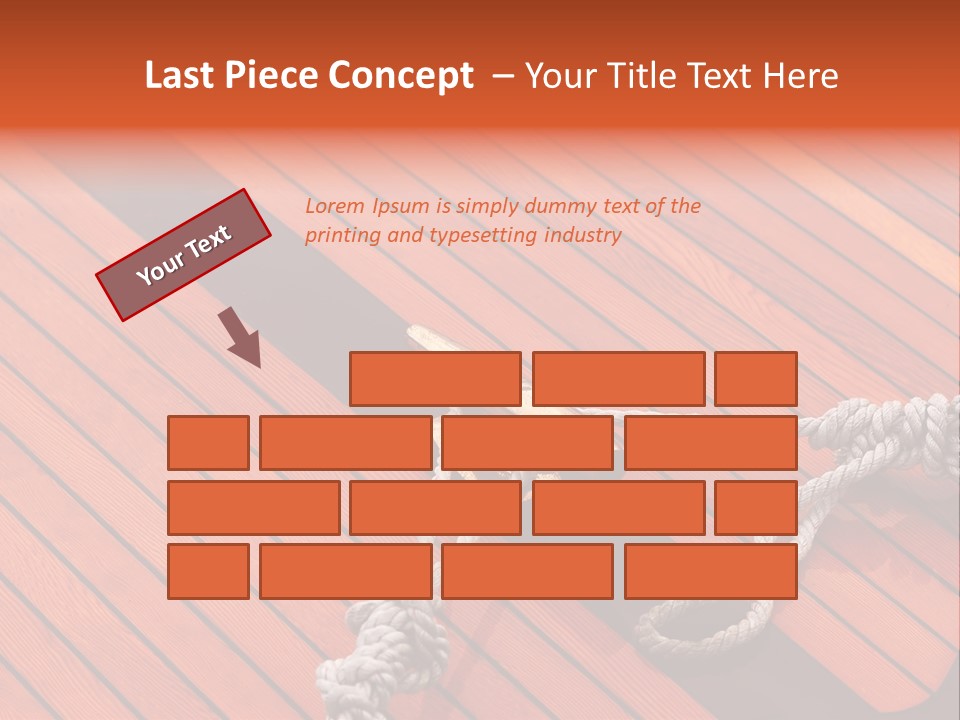 Boat Metal Mahogany PowerPoint Template