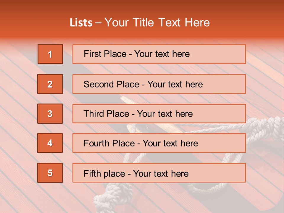 Boat Metal Mahogany PowerPoint Template