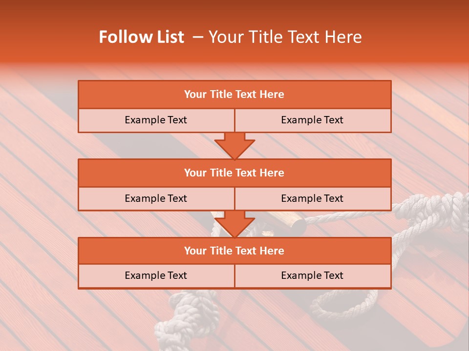 Boat Metal Mahogany PowerPoint Template