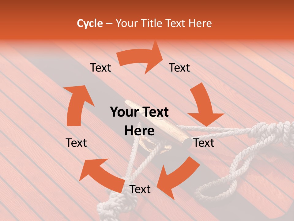 Boat Metal Mahogany PowerPoint Template