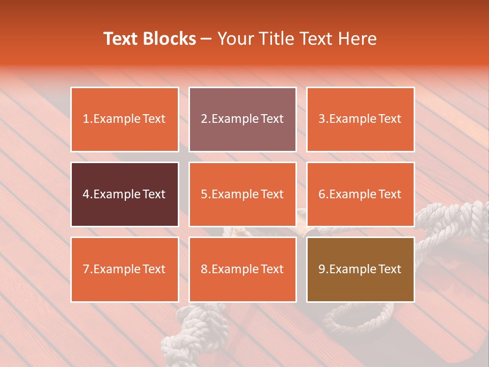 Boat Metal Mahogany PowerPoint Template