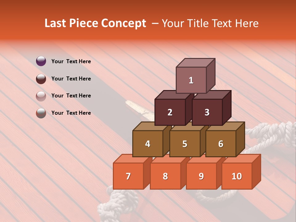 Boat Metal Mahogany PowerPoint Template