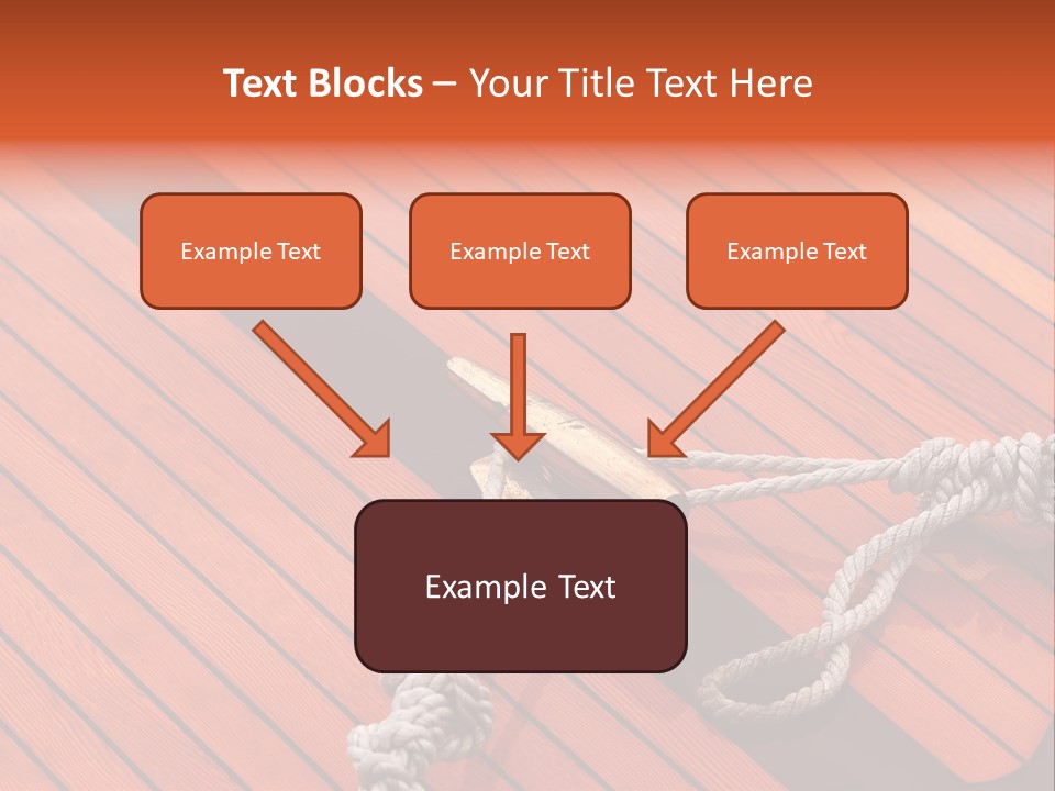 Boat Metal Mahogany PowerPoint Template